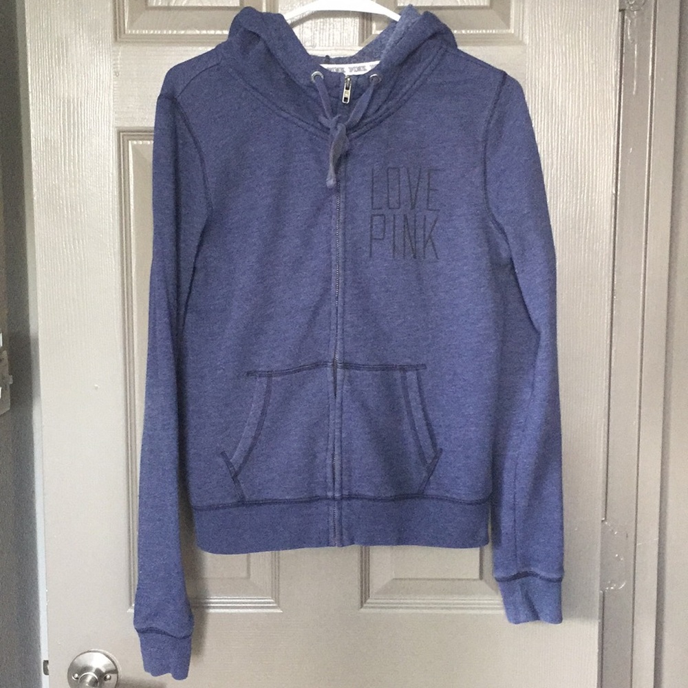 PINK Victoria Secret Full Zip Sweatshirt, Size S